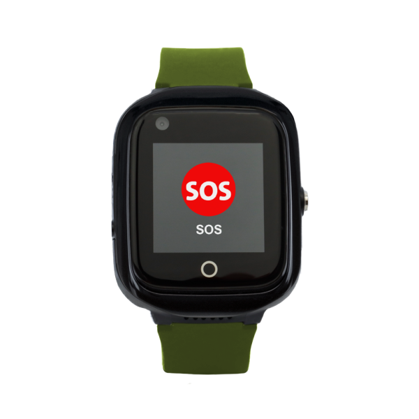 Connect NEO GPS telefoonhorloge met SOS knop voor kinderen groen